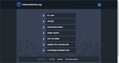 Desktop Screenshot of infoverzeichnis.org